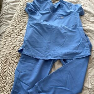 Blue Scrub Set